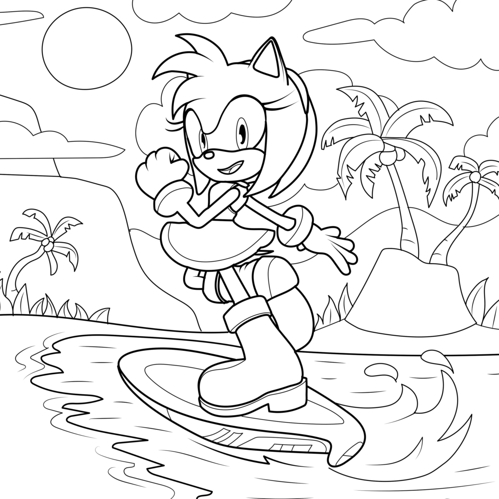 10 Sonic The Hedgehog Free Coloring Pages TheToyZone