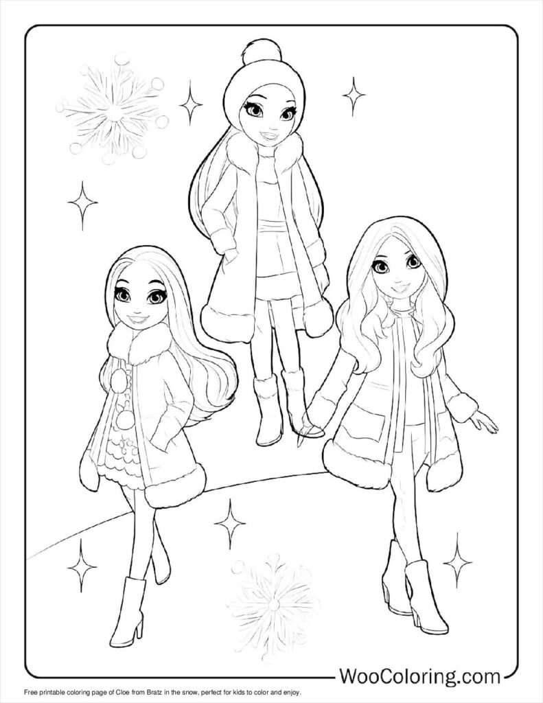 100 Bratz Coloring Pages Free PDF To Print Woo Coloring 100 Bratz Coloring Pages Free PDF To Print Woo Coloring