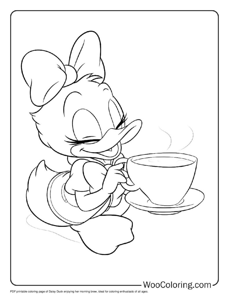 100 Daisy Duck Coloring Pages Free PDF To Print Woo Coloring