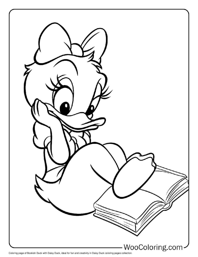 100 Daisy Duck Coloring Pages Free PDF To Print Woo Coloring