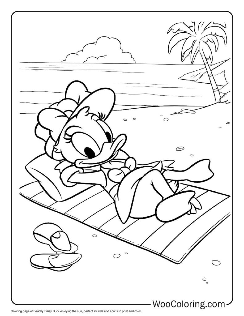 100 Daisy Duck Coloring Pages Free PDF To Print Woo Coloring