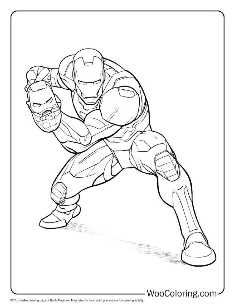 100 Iron Man Coloring Pages Free PDF To Print Woo Coloring