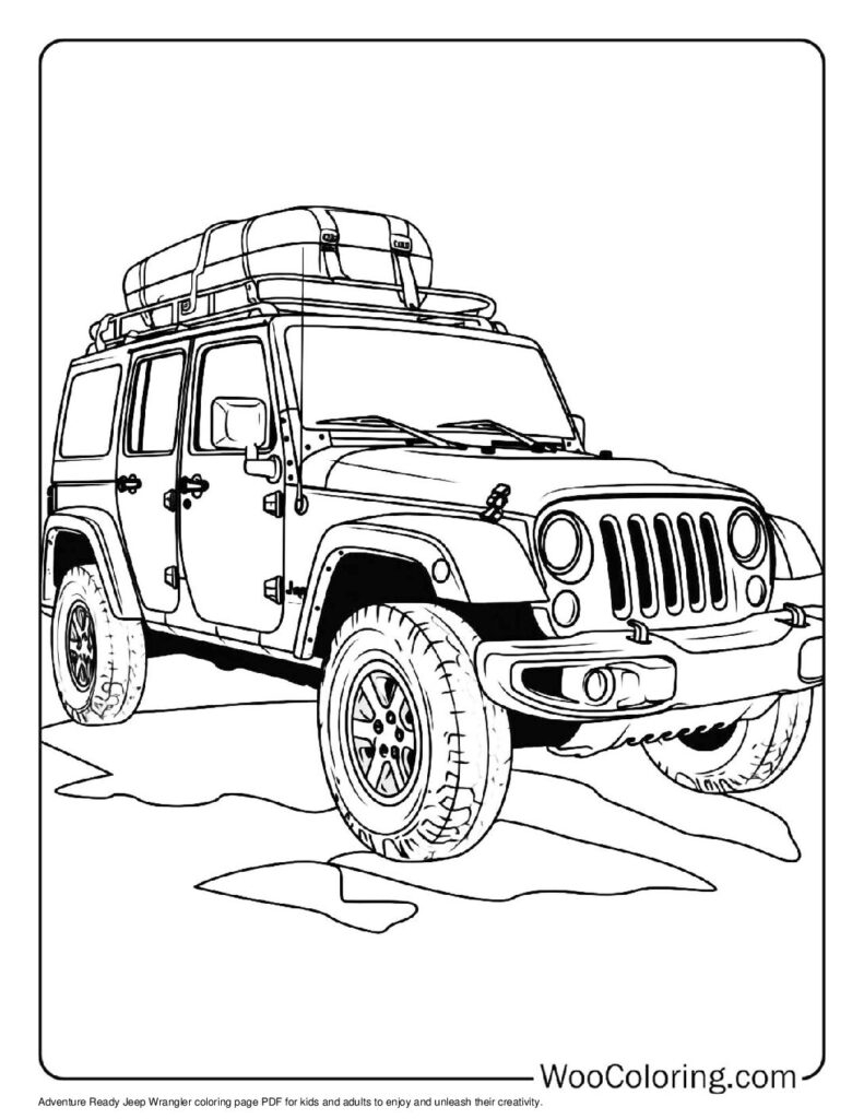100 Jeep Coloring Pages Free PDF To Print Woo Coloring