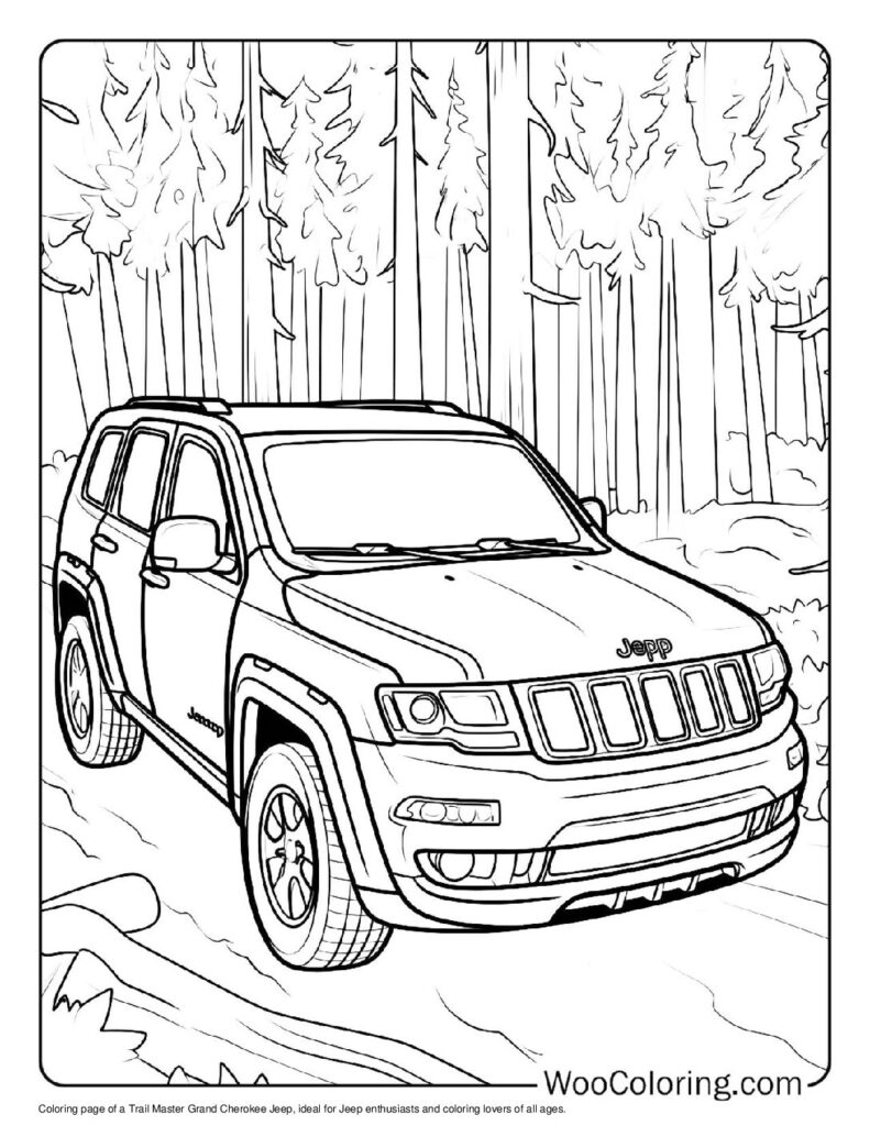 jeep pictures to color