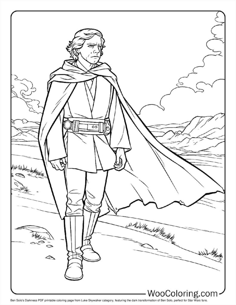 100 Luke Skywalker Coloring Pages Free PDF To Print Woo Coloring