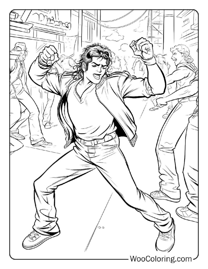 100 Michael Jackson Coloring Pages Free PDF To Print Woo Coloring