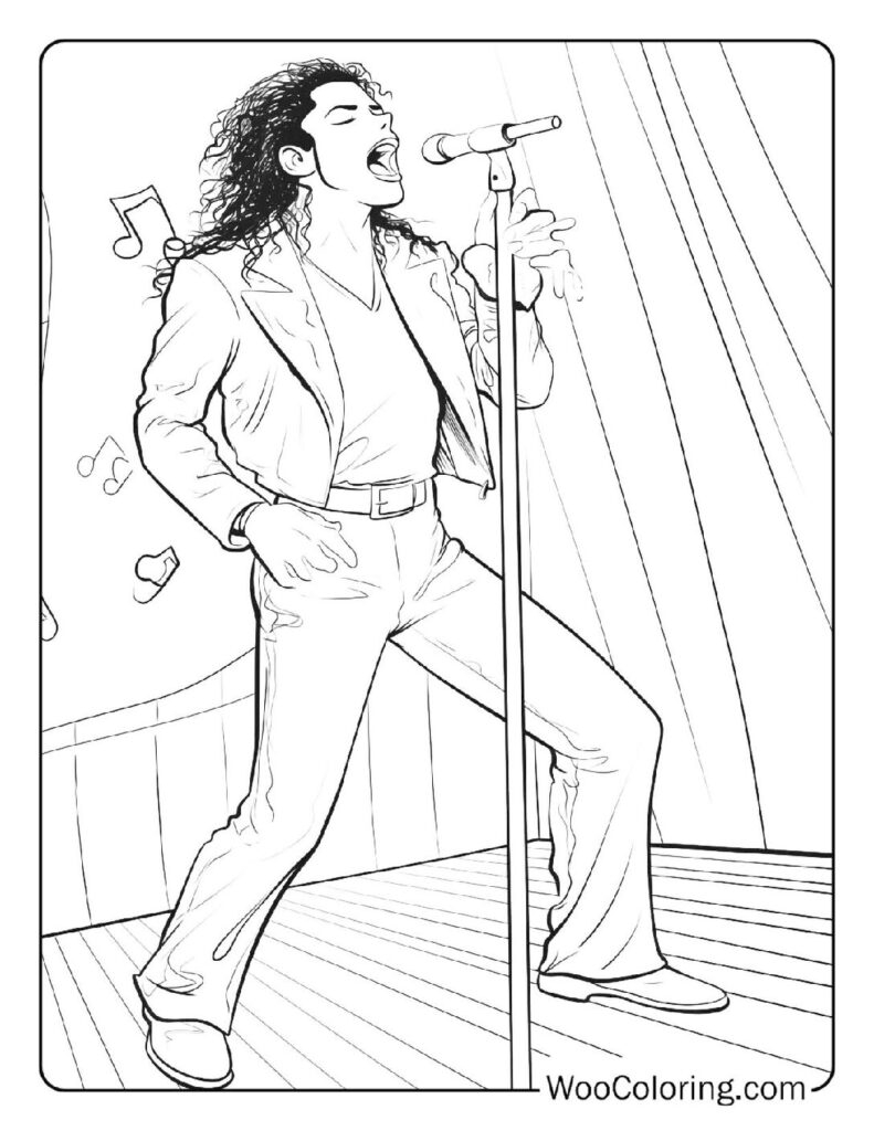 100 Michael Jackson Coloring Pages Free PDF To Print Woo Coloring
