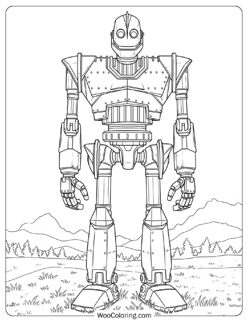 100 Robot Coloring Pages Free PDF To Print Woo Coloring