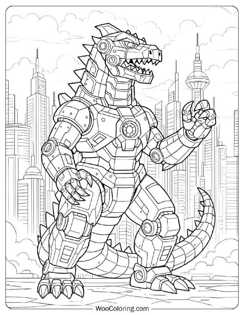 100 Robot Coloring Pages Free PDF To Print Woo Coloring