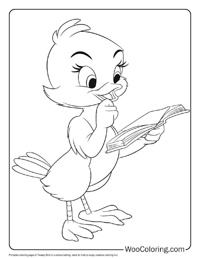 100 Tweety Bird Coloring Pages Free PDF To Print Woo Coloring