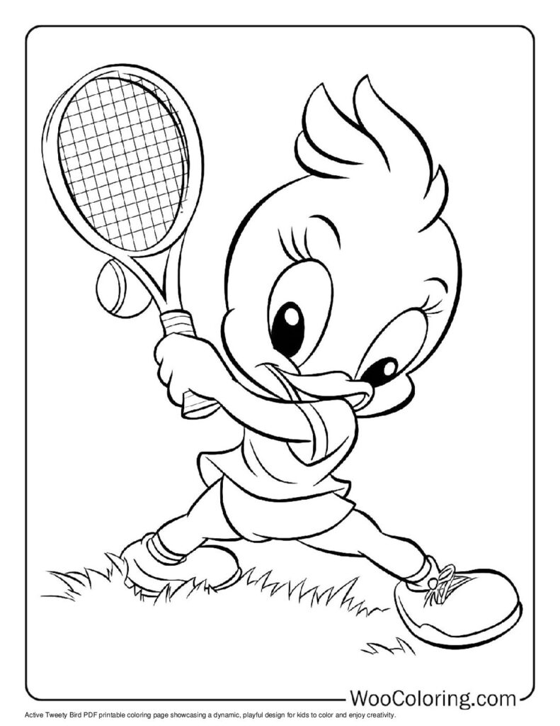 coloring pages tweety bird