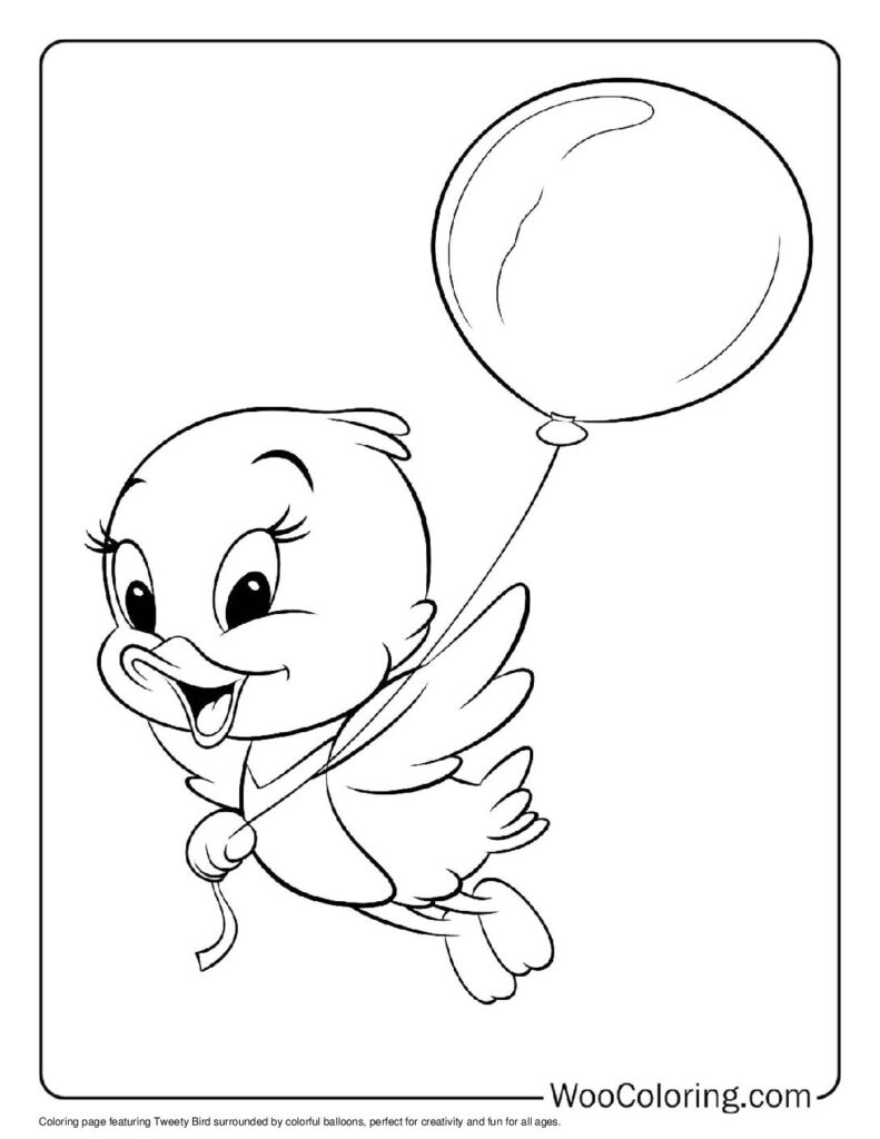 100 Tweety Bird Coloring Pages Free PDF To Print Woo Coloring