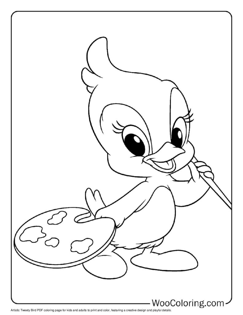 tweety pictures to color