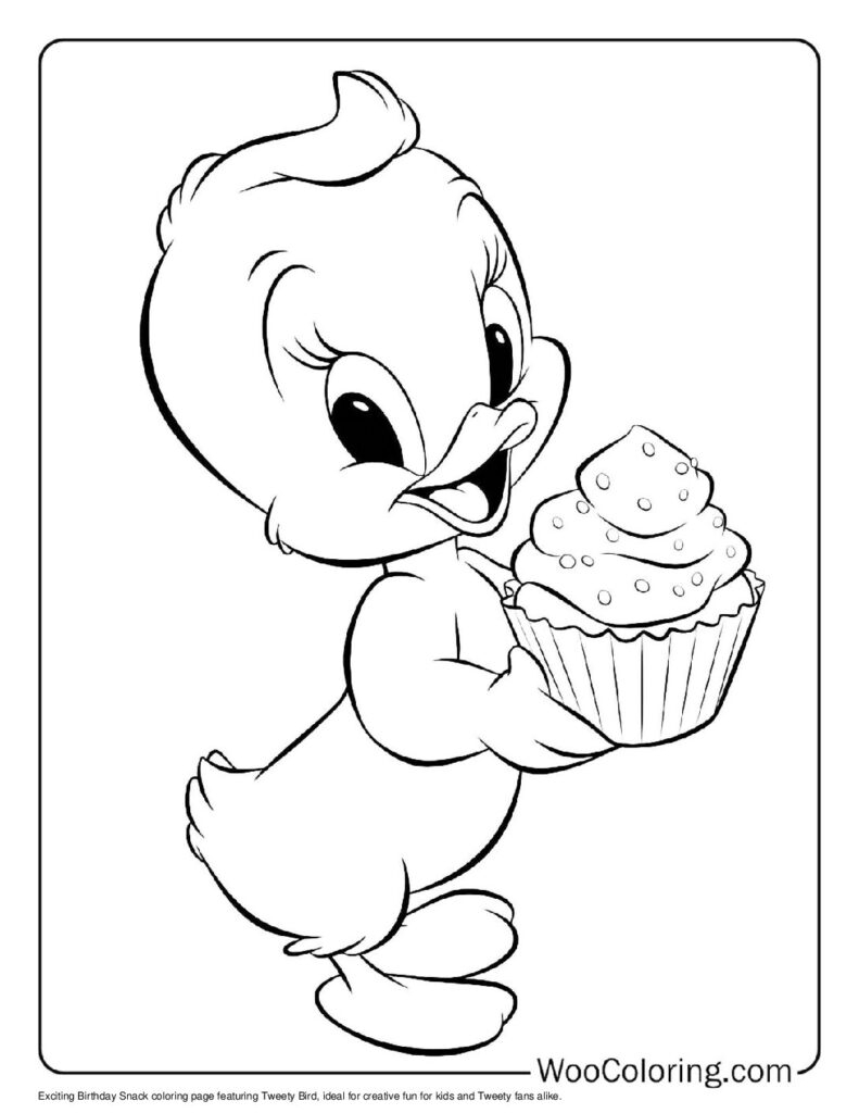 100 Tweety Bird Coloring Pages Free PDF To Print Woo Coloring