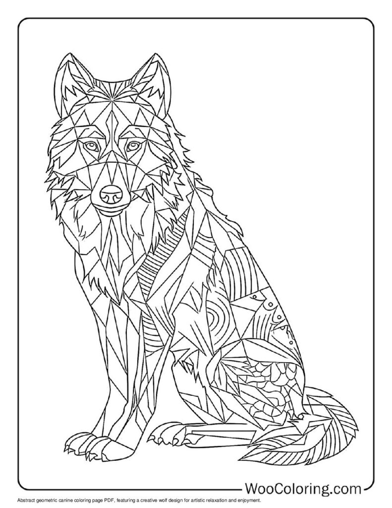 100 Wolf Coloring Pages Free PDF To Print Woo Coloring