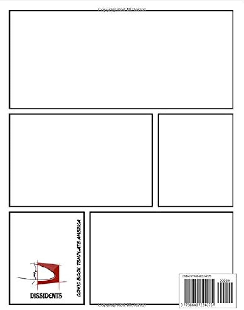 120 Pages Blank Comic Book Create Your Own Comics With A Variety Of Templates Large Notebook Format 8 5 X 11 In Without Bubbles 4 7 Panel America Comic Book Template 9798640324075 Amazon Books 120 Pages Blank Comic Book Create Your Own Comics With A Variety Of Templates Large Notebook Format 8 5 X 11 In Without Bubbles 4 7 Panel America Comic Book Template 9798640324075 Amazon Books
