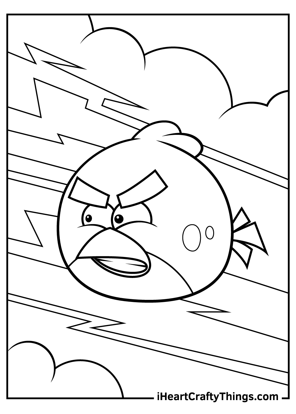 angry birds coloring sheets