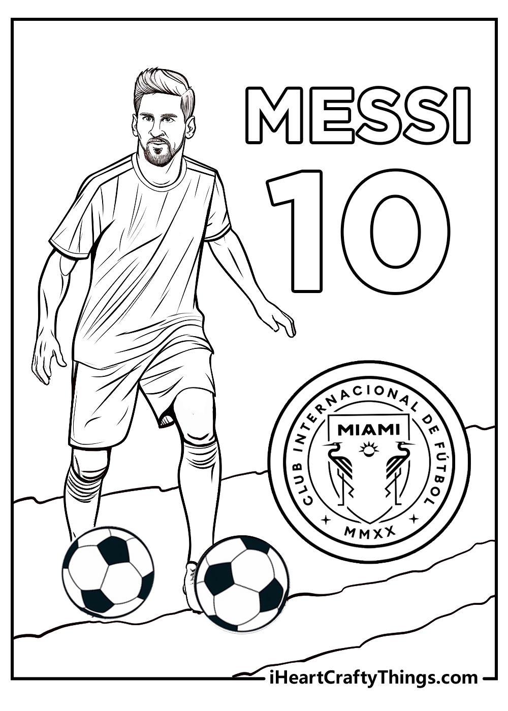 soccer player coloring sheet