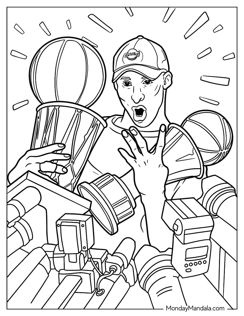 15 Kobe Bryant Coloring Pages Free PDF Printables 