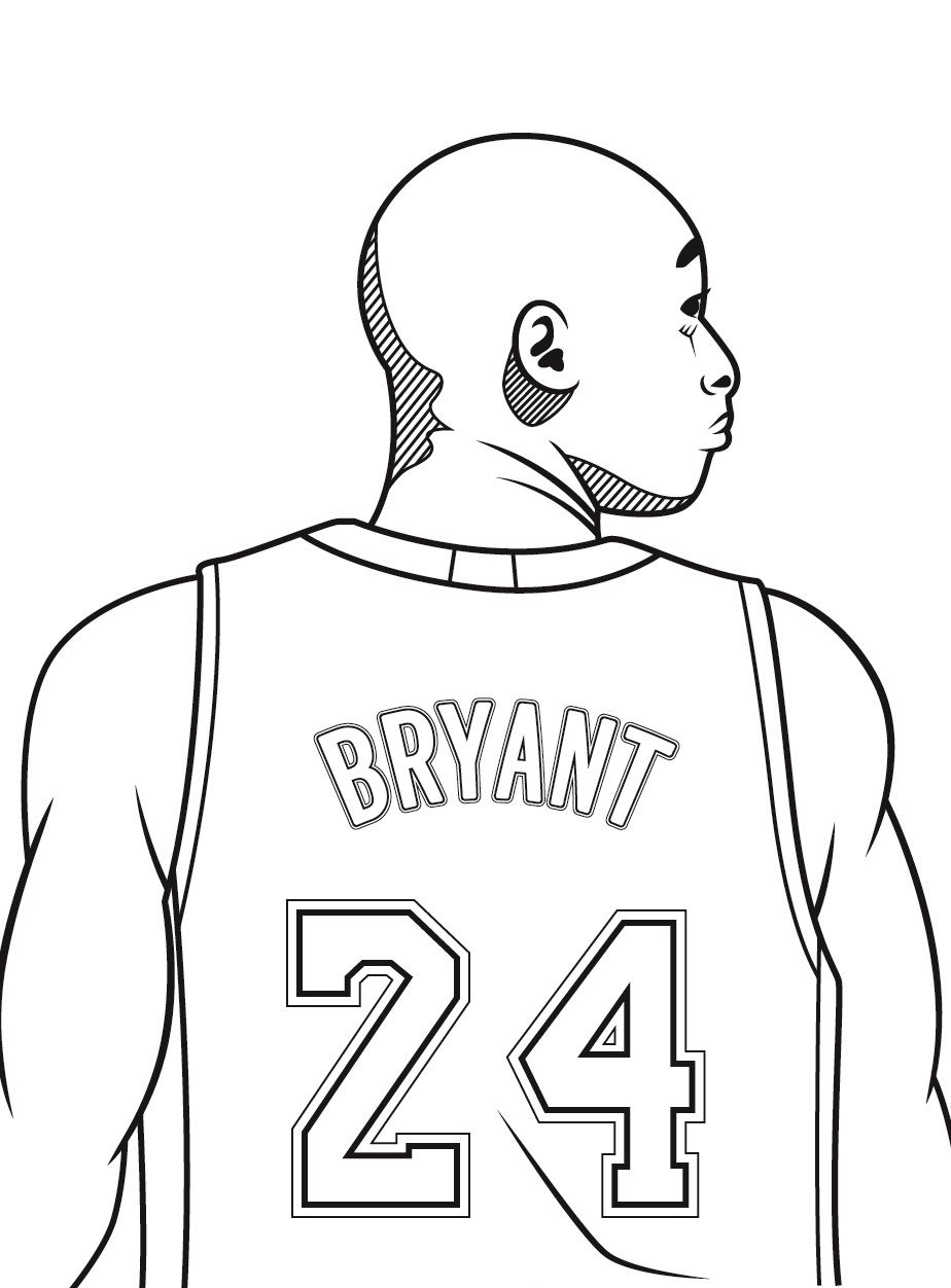 15 Kobe Bryant Coloring Pages Free PDF Printables 