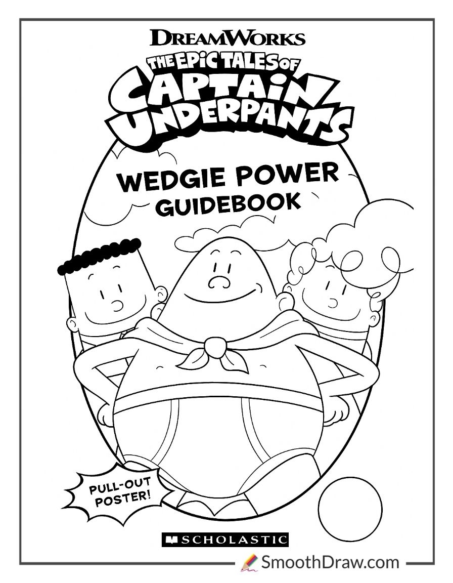 18 Captain Underpants Coloring Pages Smooth Draw