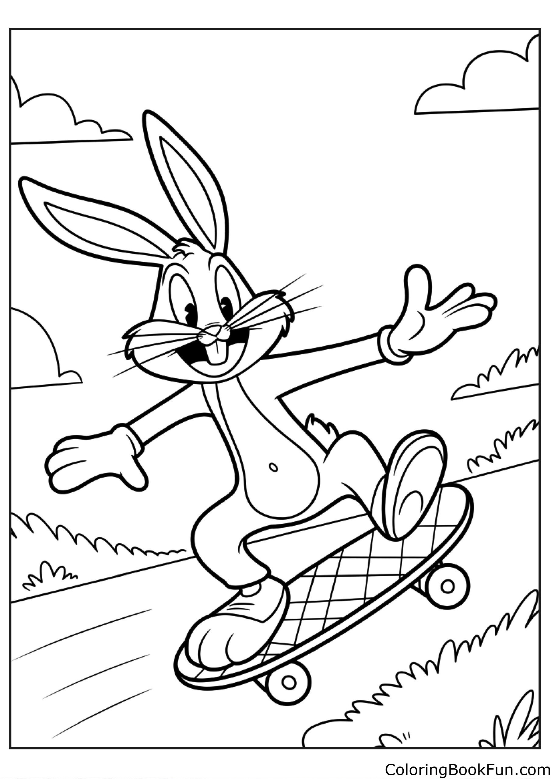 19 Bugs Bunny Coloring Pages ColoringBookFun