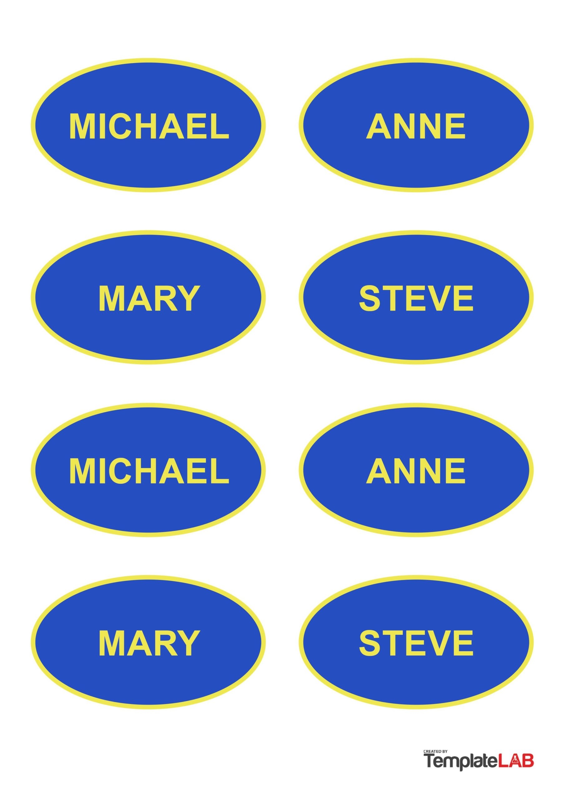 19 Editable Name Tag Name Badge Templates Free 