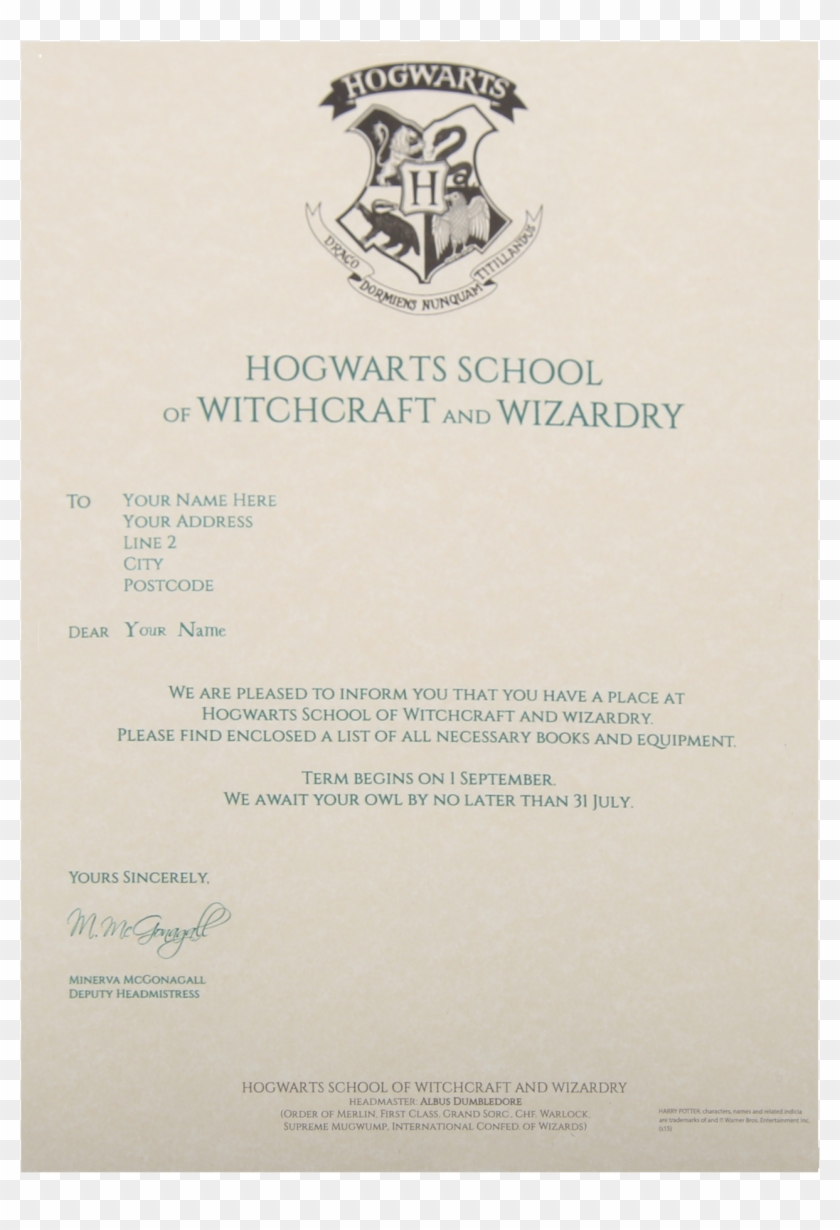 1962 X 2048 14 Personalised Hogwarts Acceptance Letter HD Png Download 1962x2048 1150297 PngFind