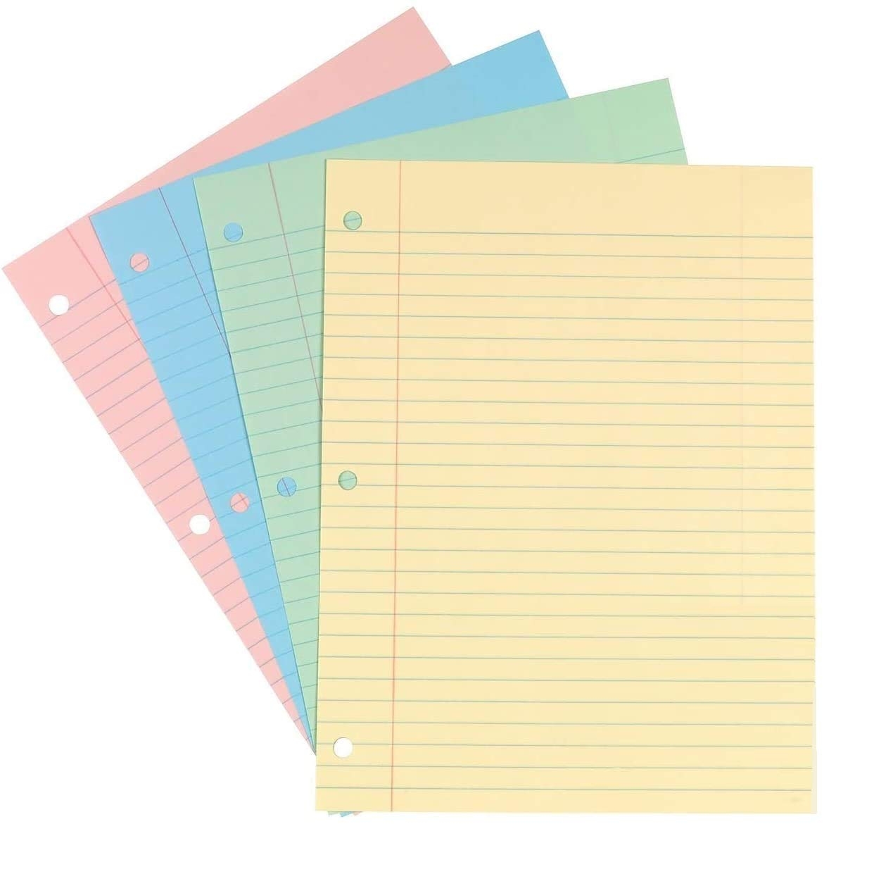1InTheOffice Wide Filler Paper Loose Leaf Binder Paper Pastel 8 W X 10 5 H 10 EBay 1InTheOffice Wide Filler Paper Loose Leaf Binder Paper Pastel 8 W X 10 5 H 10 EBay