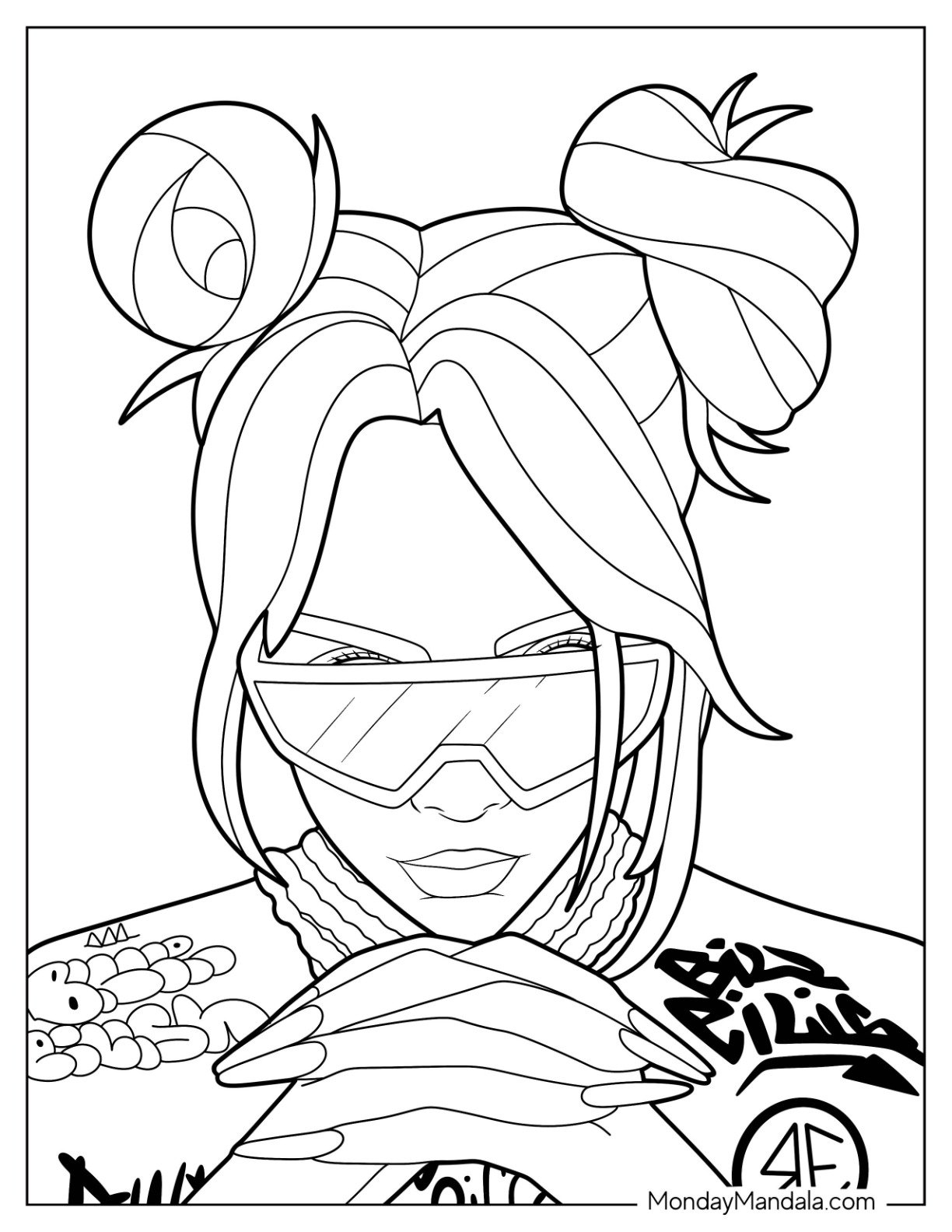 20 Billie Eilish Coloring Pages Free PDF Printables 