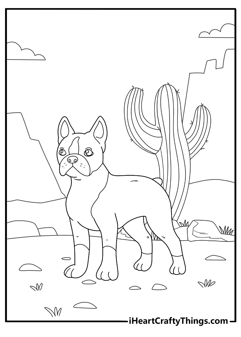 20 Free Boston Terrier Coloring Pages For Kids
