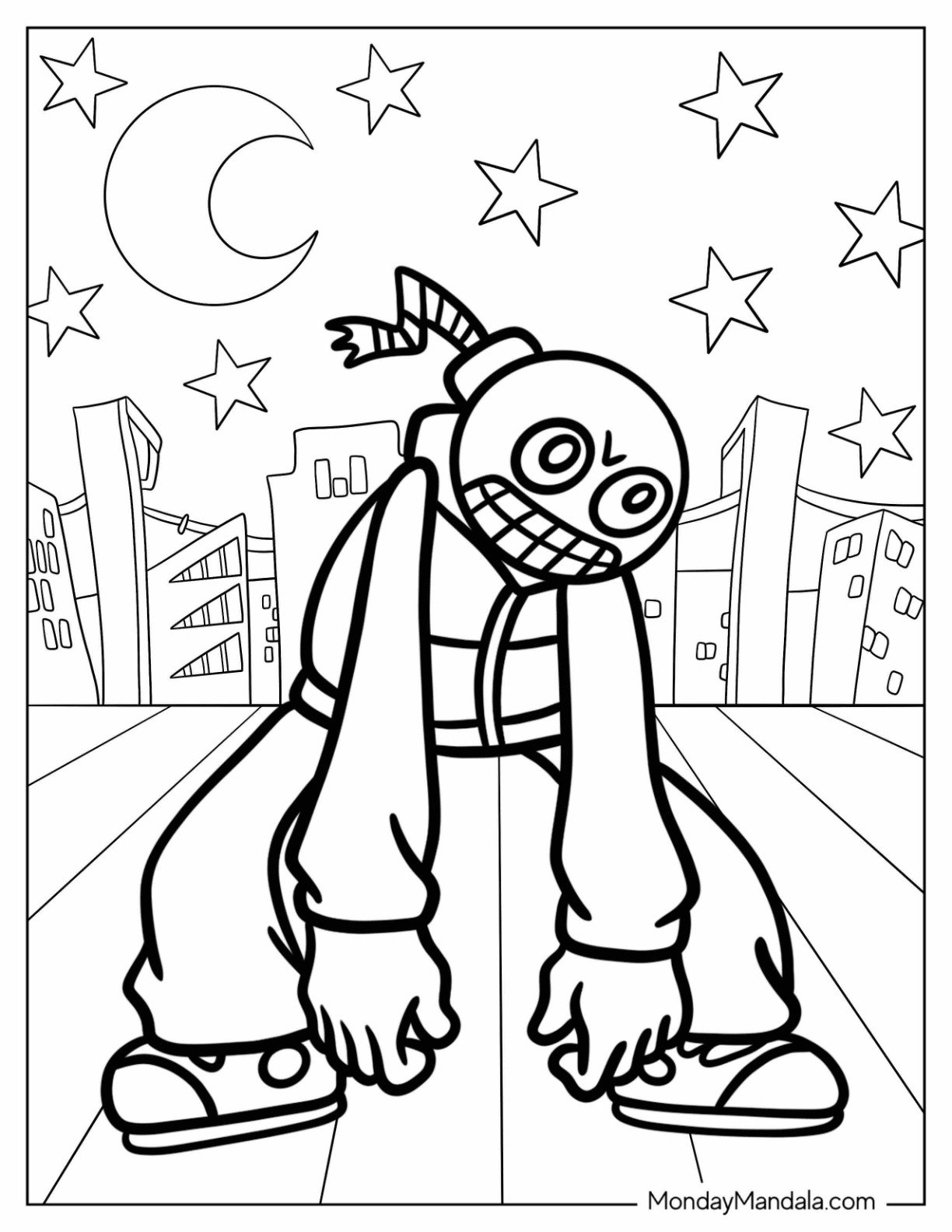 20 Friday Night Funkin Coloring Pages Free Printables 