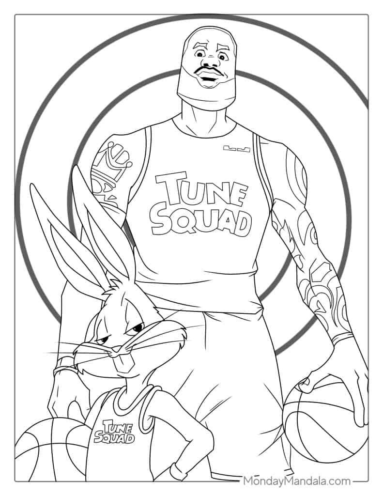 20 LeBron James Coloring Pages Free PDF Printables 20 LeBron James Coloring Pages Free PDF Printables
