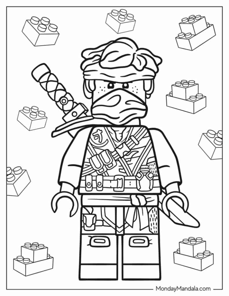 20 Lego Ninjago Coloring Pages Free PDF Printables 