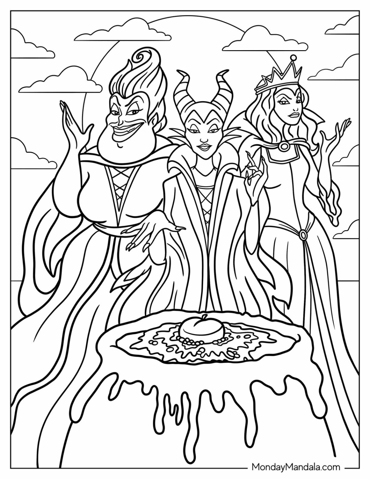 20 Maleficent Coloring Pages Free PDF Printables 