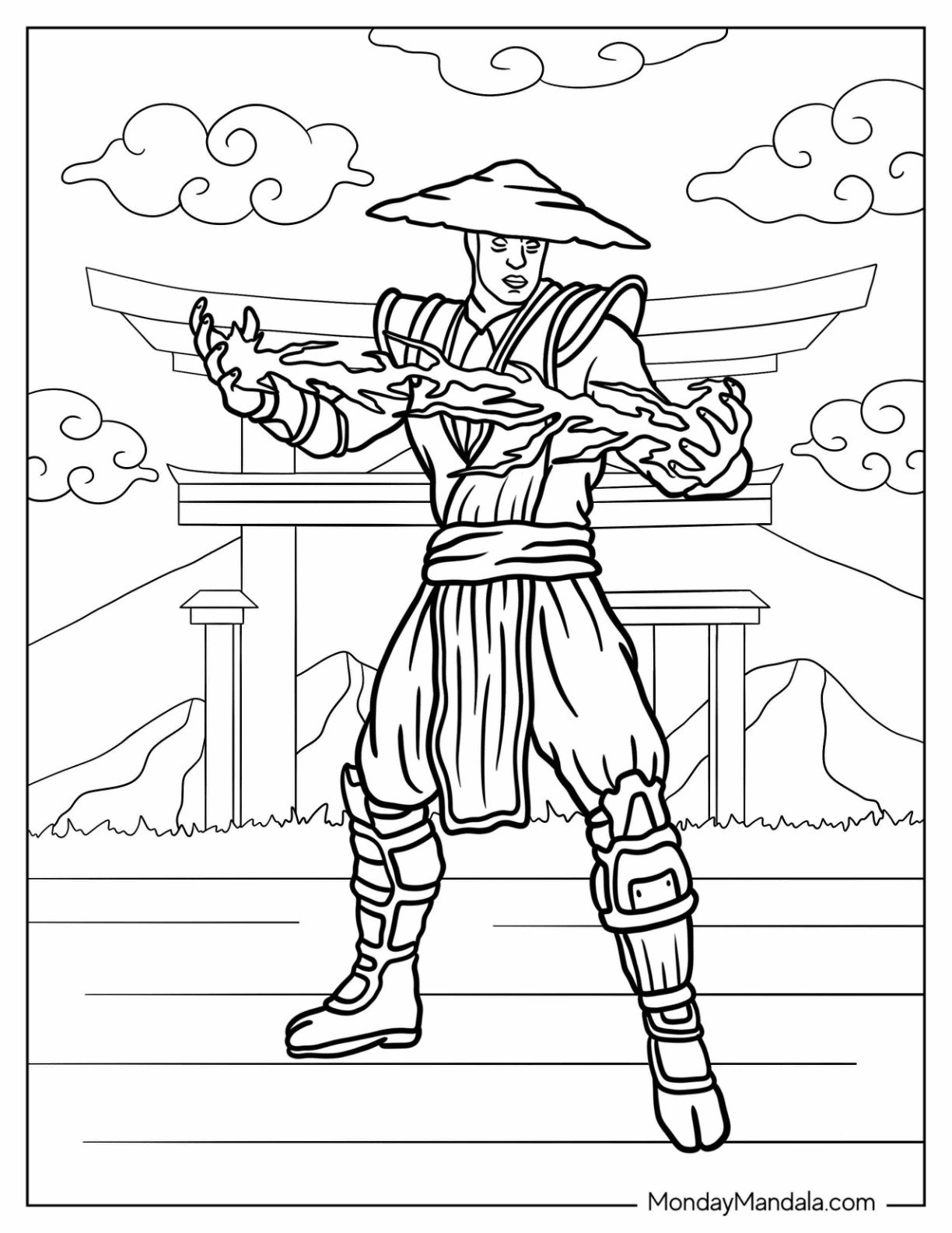 20 Mortal Kombat Coloring Pages Free PDF Printables 