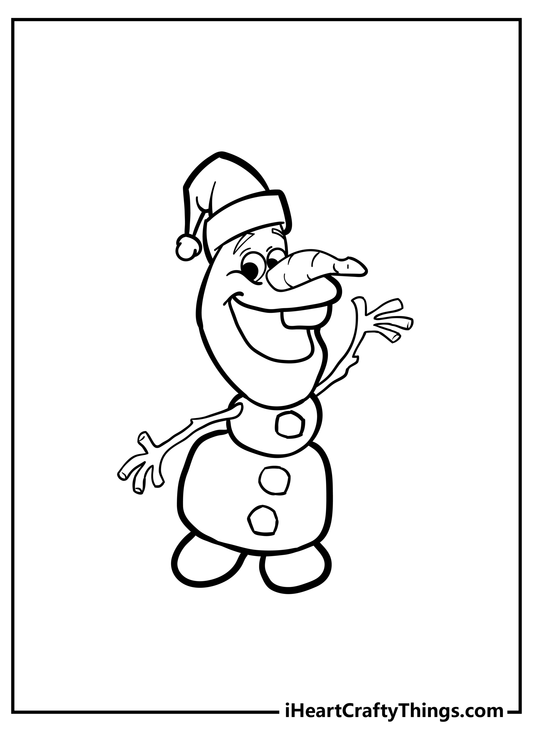 20 Olaf Coloring Pages 100 Free Printable PDF For Kids 