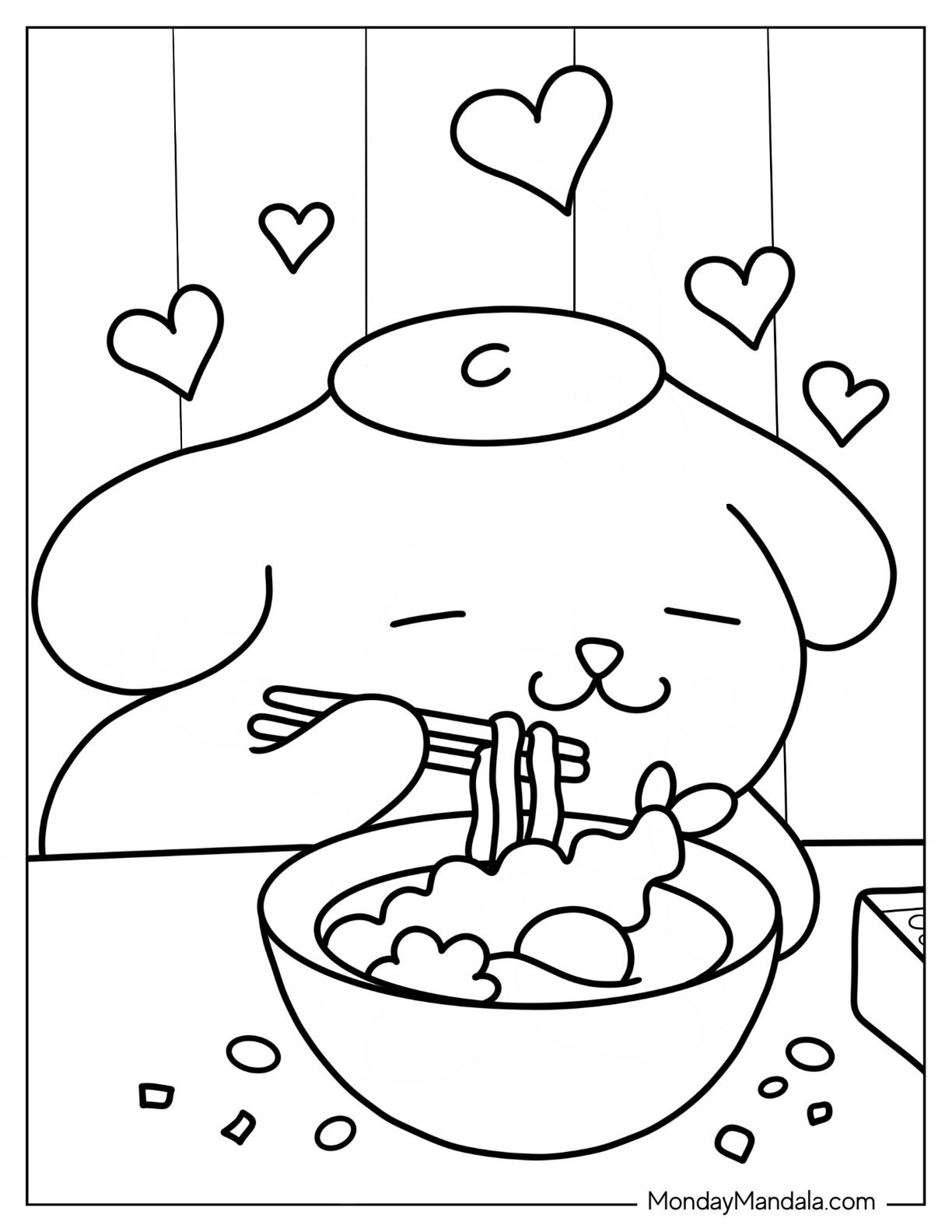 20 Pompompurin Coloring Pages Free PDF Printables 