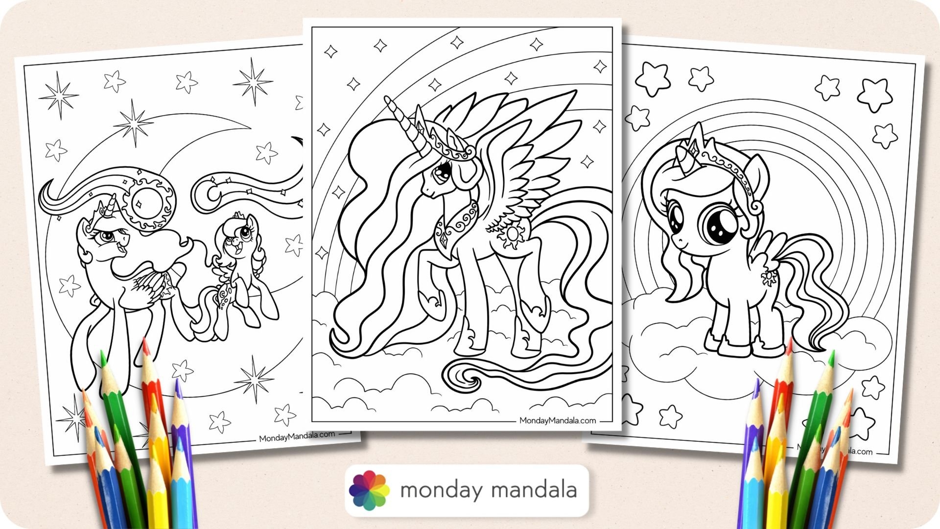 20 Princess Celestia Coloring Pages Free PDF Printables
