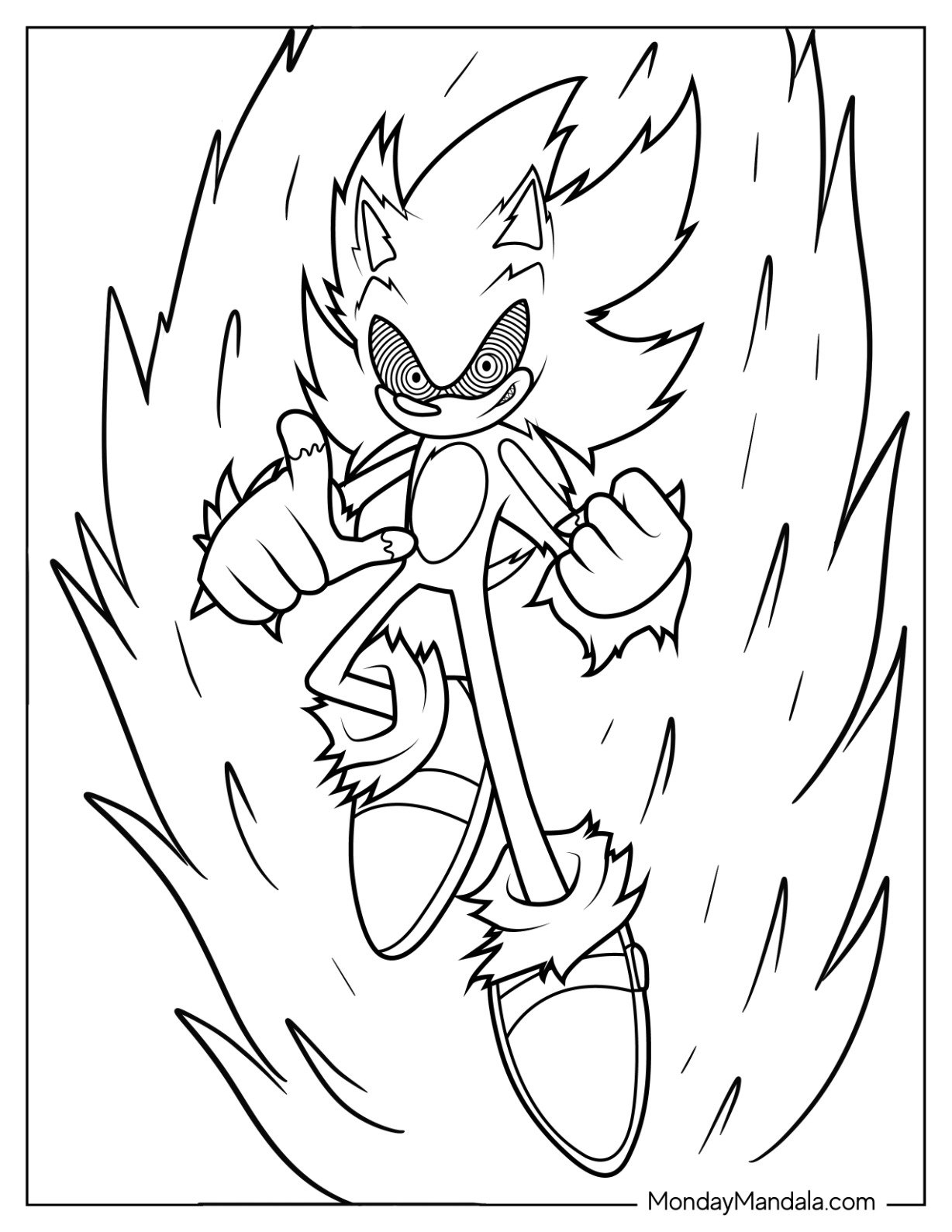 20 Sonic Exe Coloring Pages Free PDF Printables 
