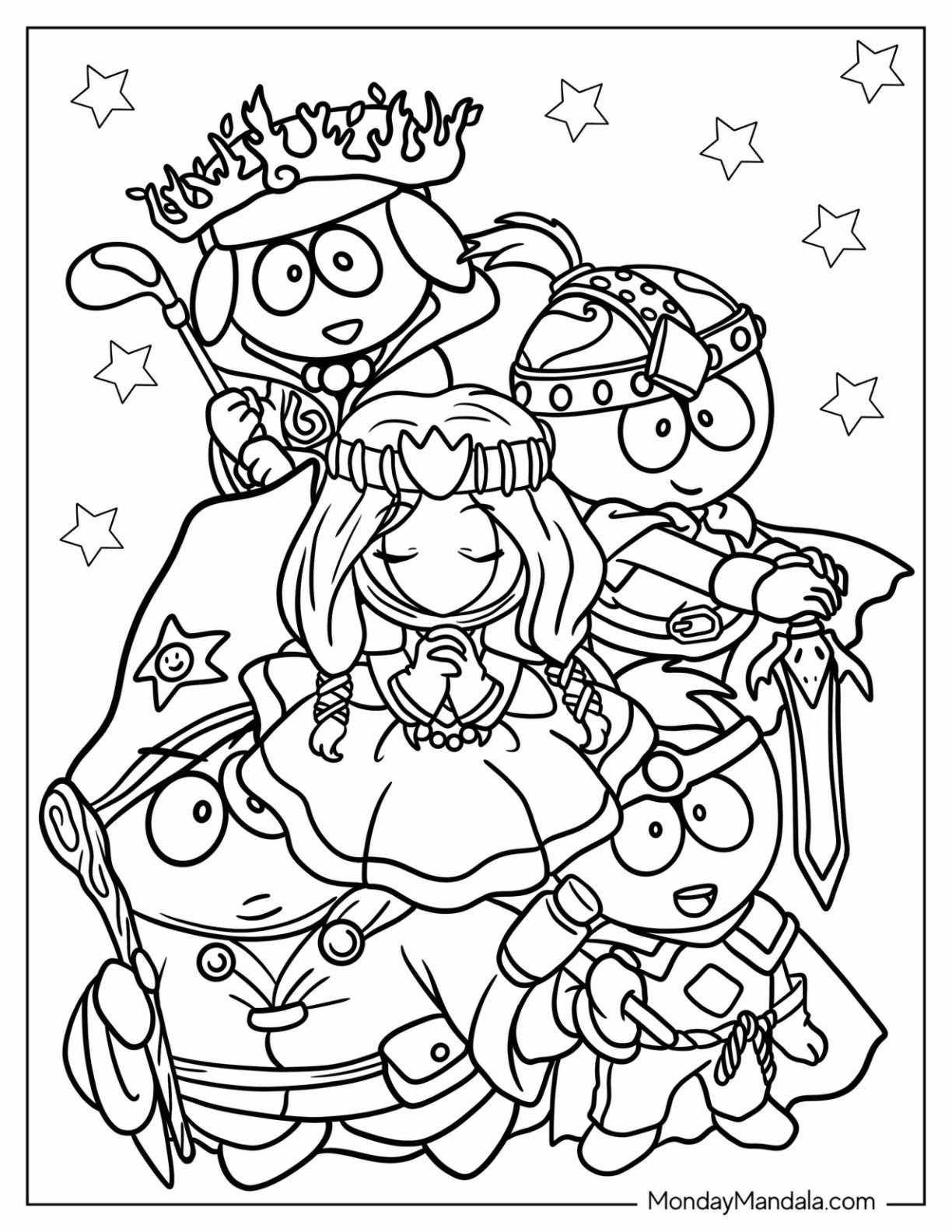 south park coloring pages