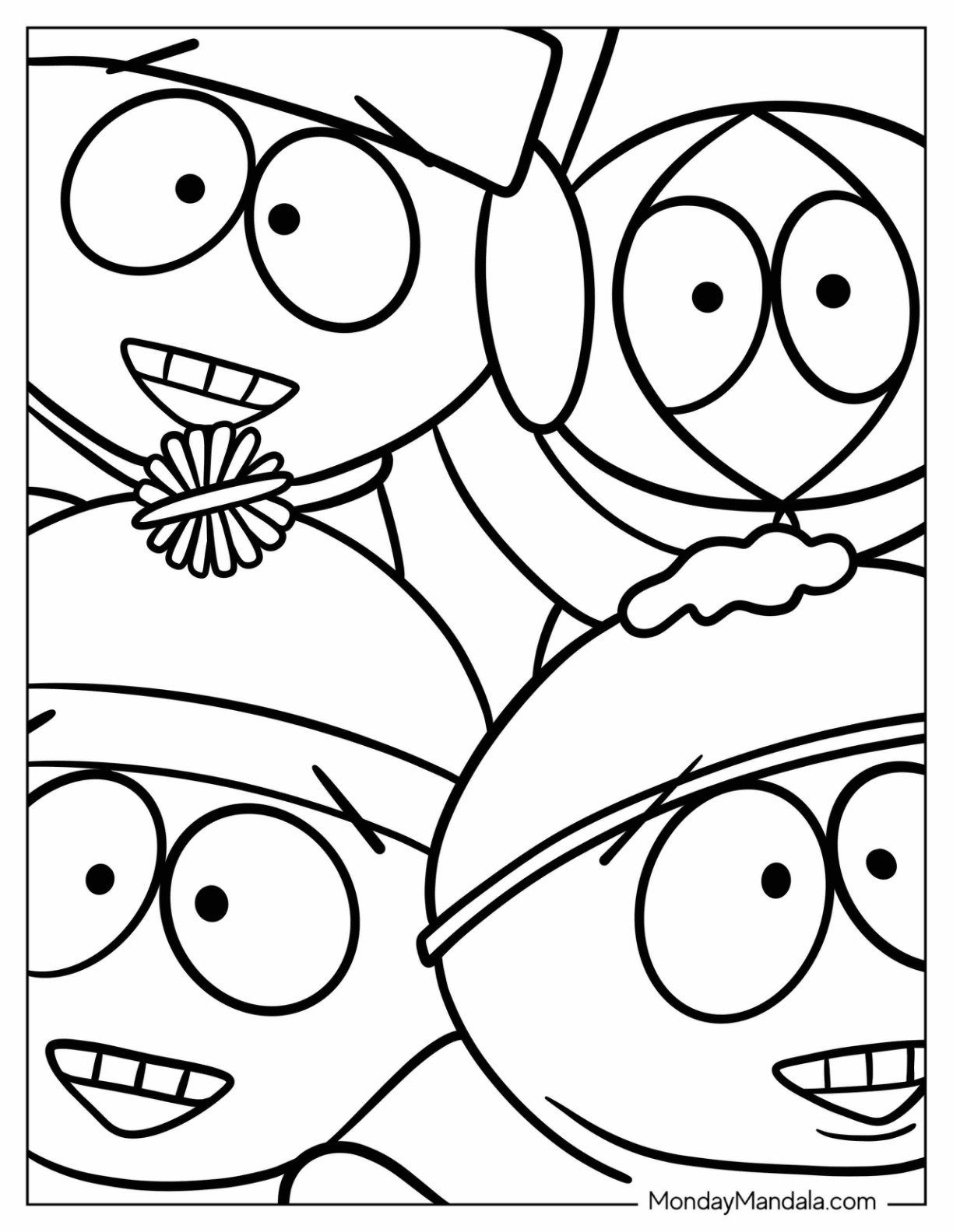 20 South Park Coloring Pages Free PDF Printables 