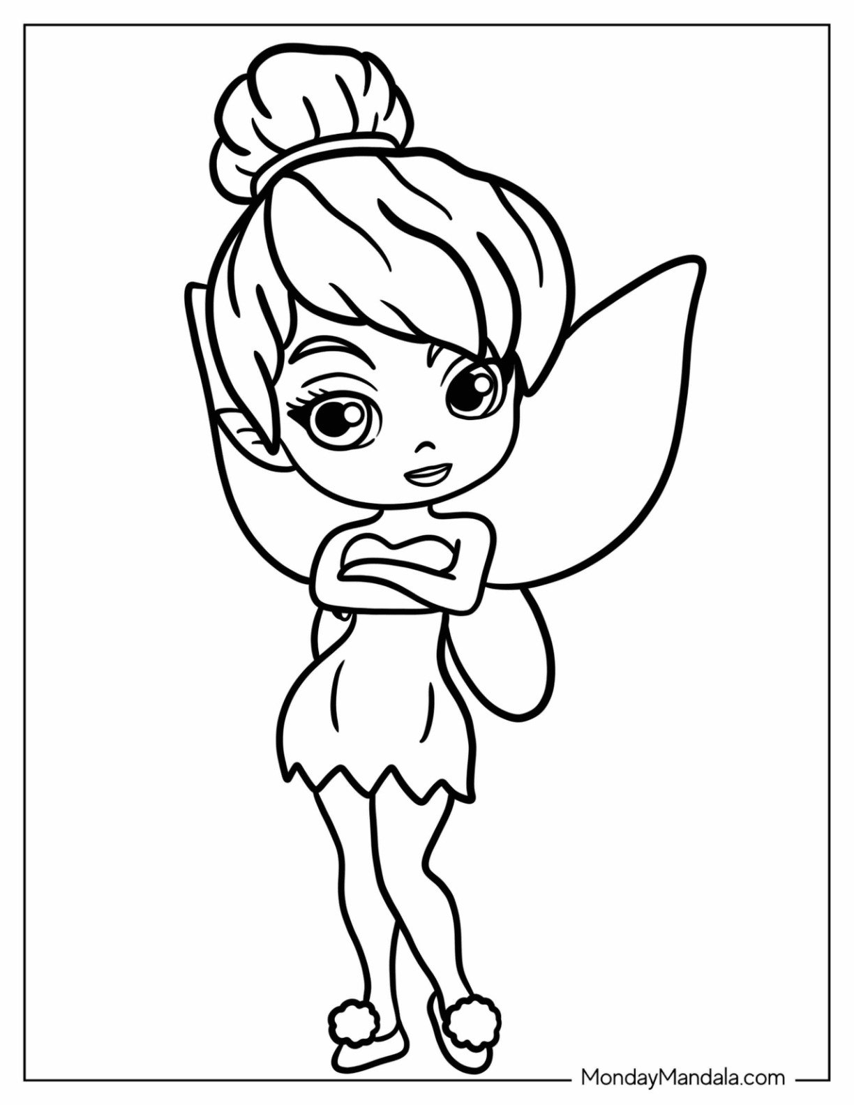 tinkerbell printable coloring pages