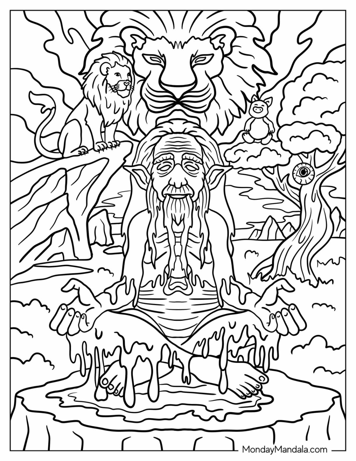 disney stoner coloring pages
