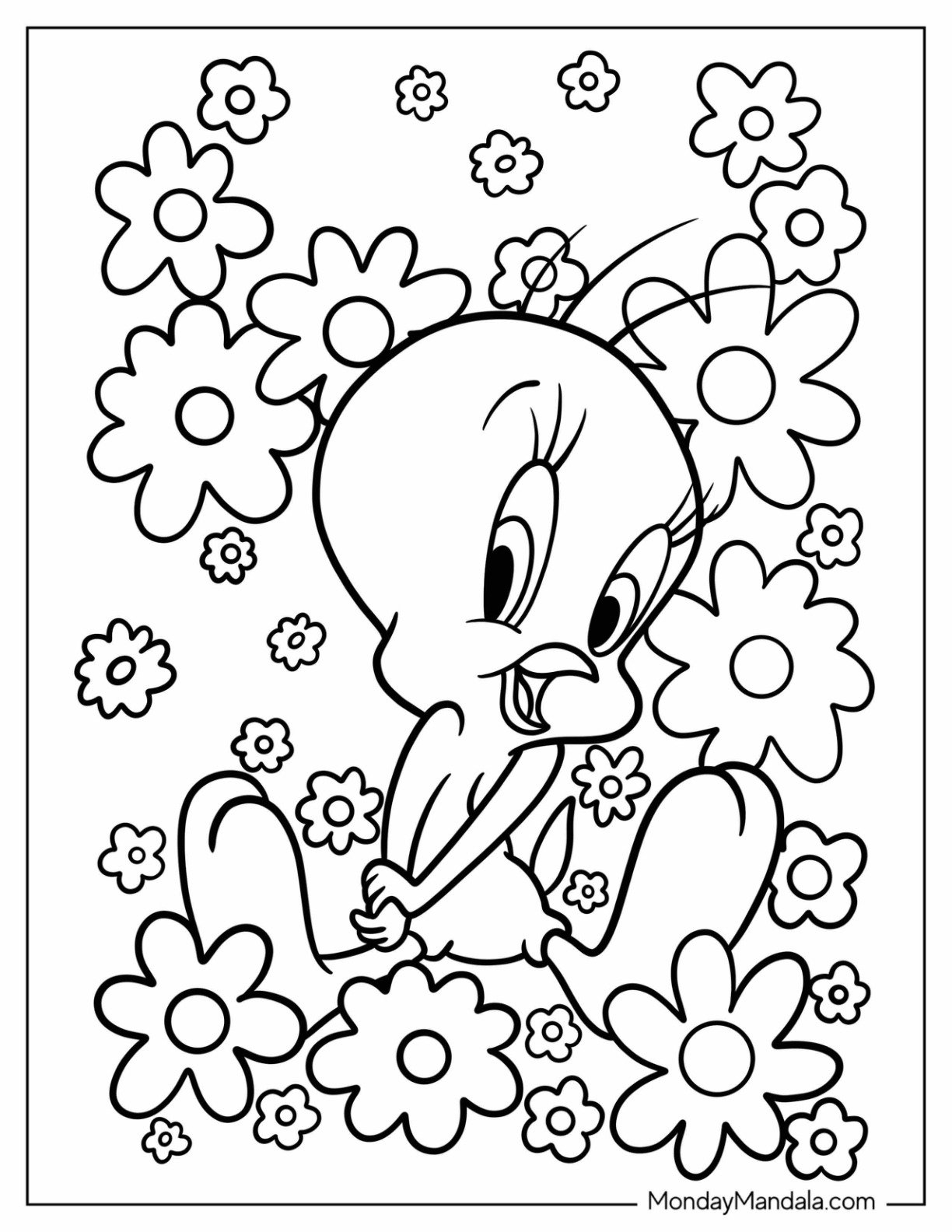 20 Tweety Bird Coloring Pages Free PDF Printables