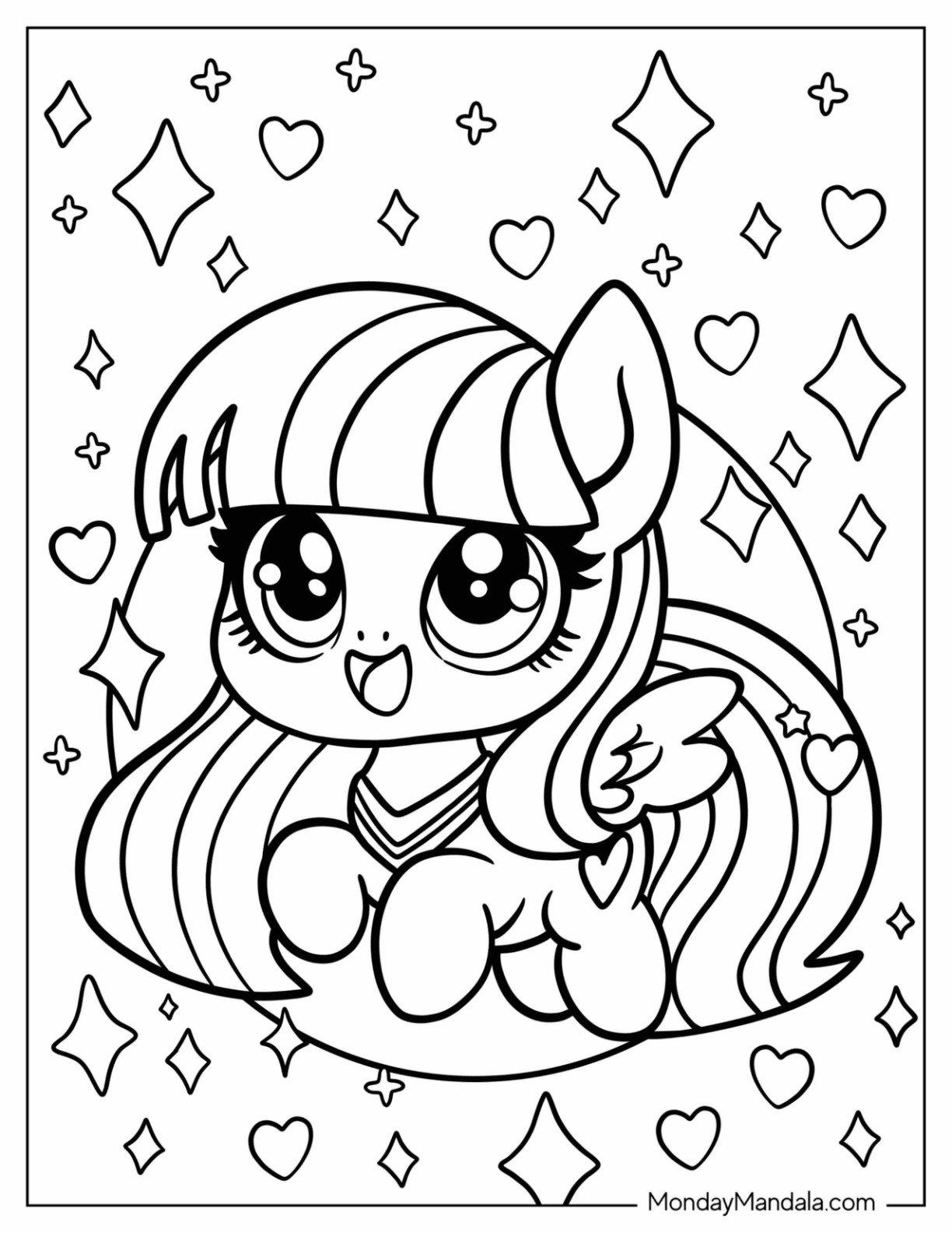 20 Twilight Sparkle Coloring Pages Free PDF Printables 