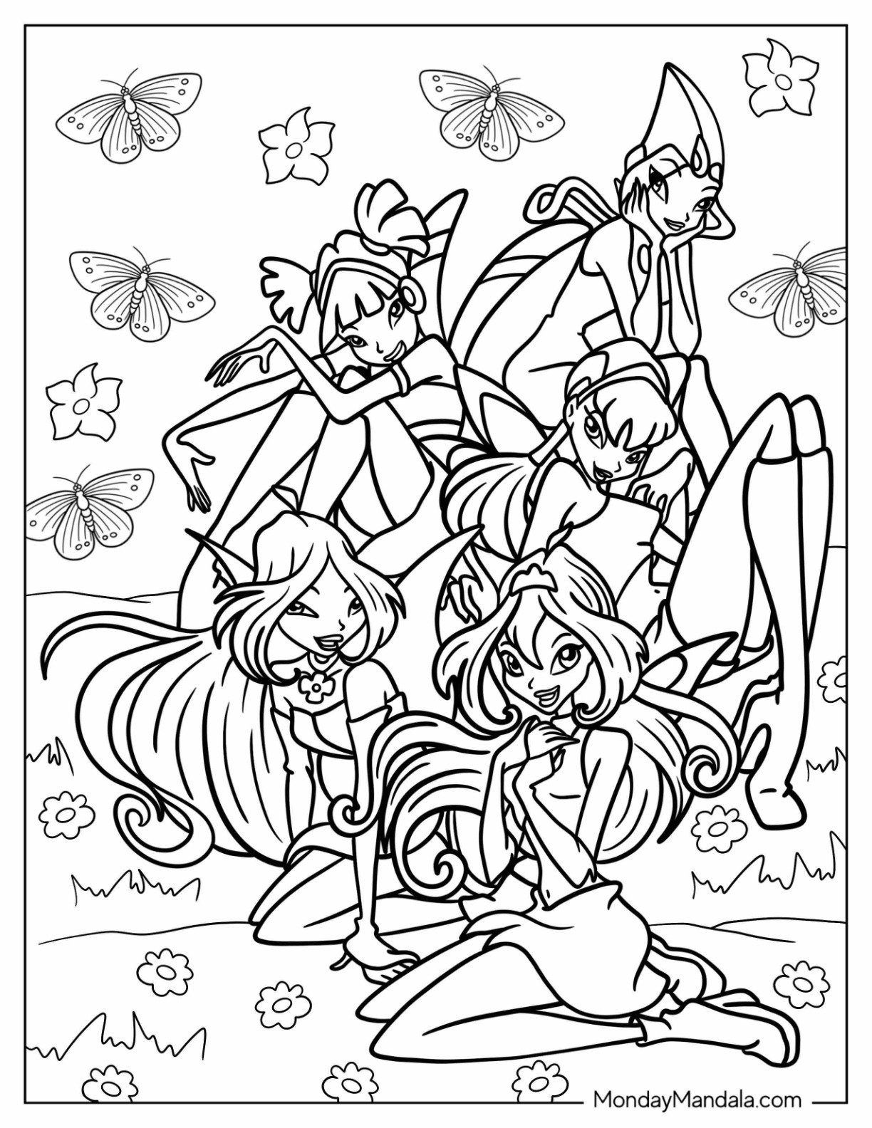 20 Winx Coloring Pages Free PDF Printables 