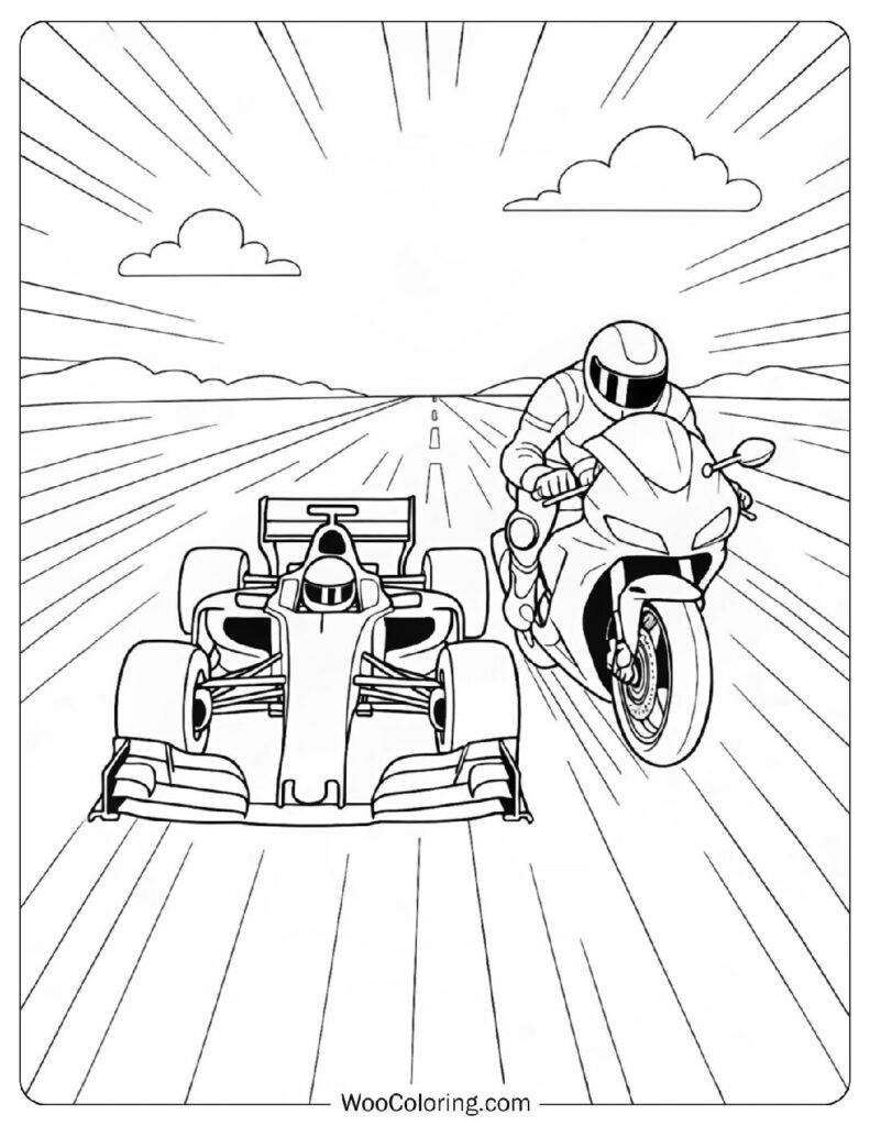 22 F1 Coloring Pages Free PDF To Print Woo Coloring