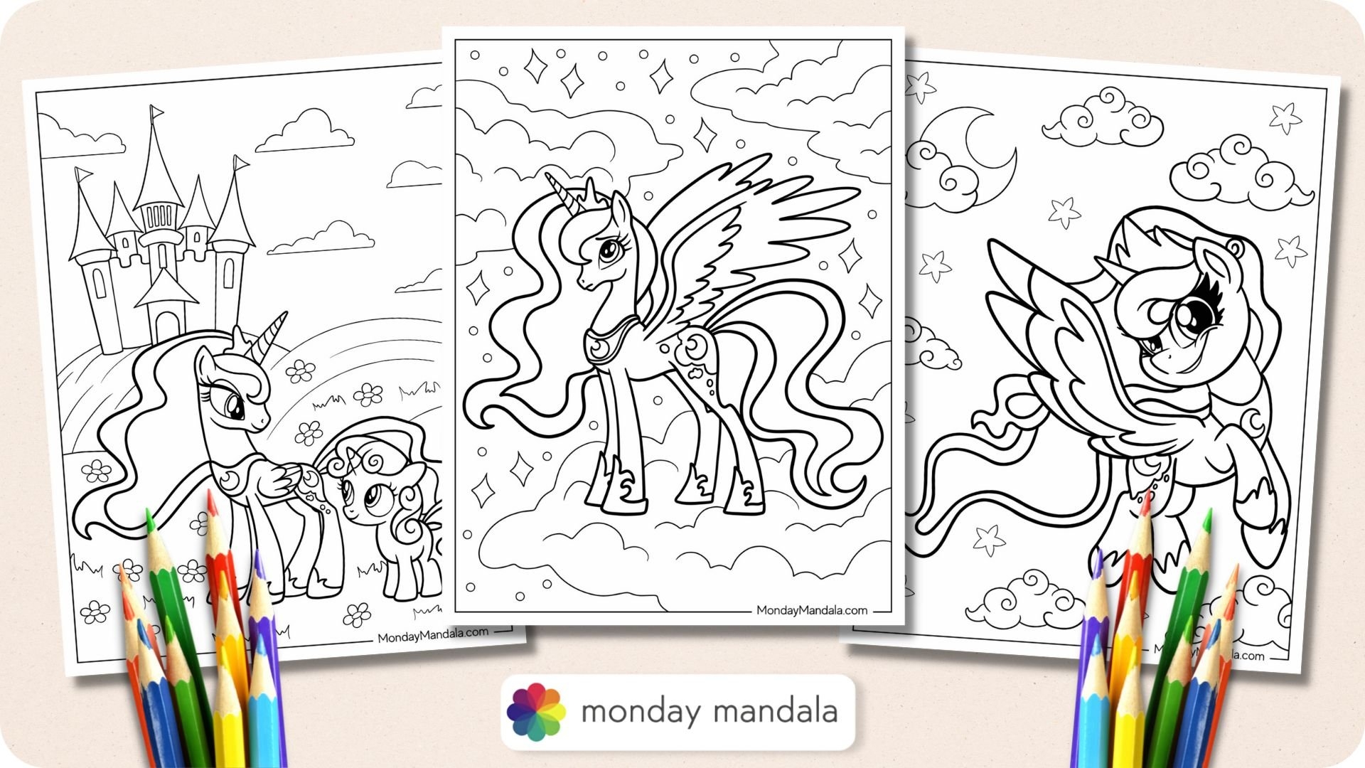 22 Princess Luna Coloring Pages Free PDF Printables 