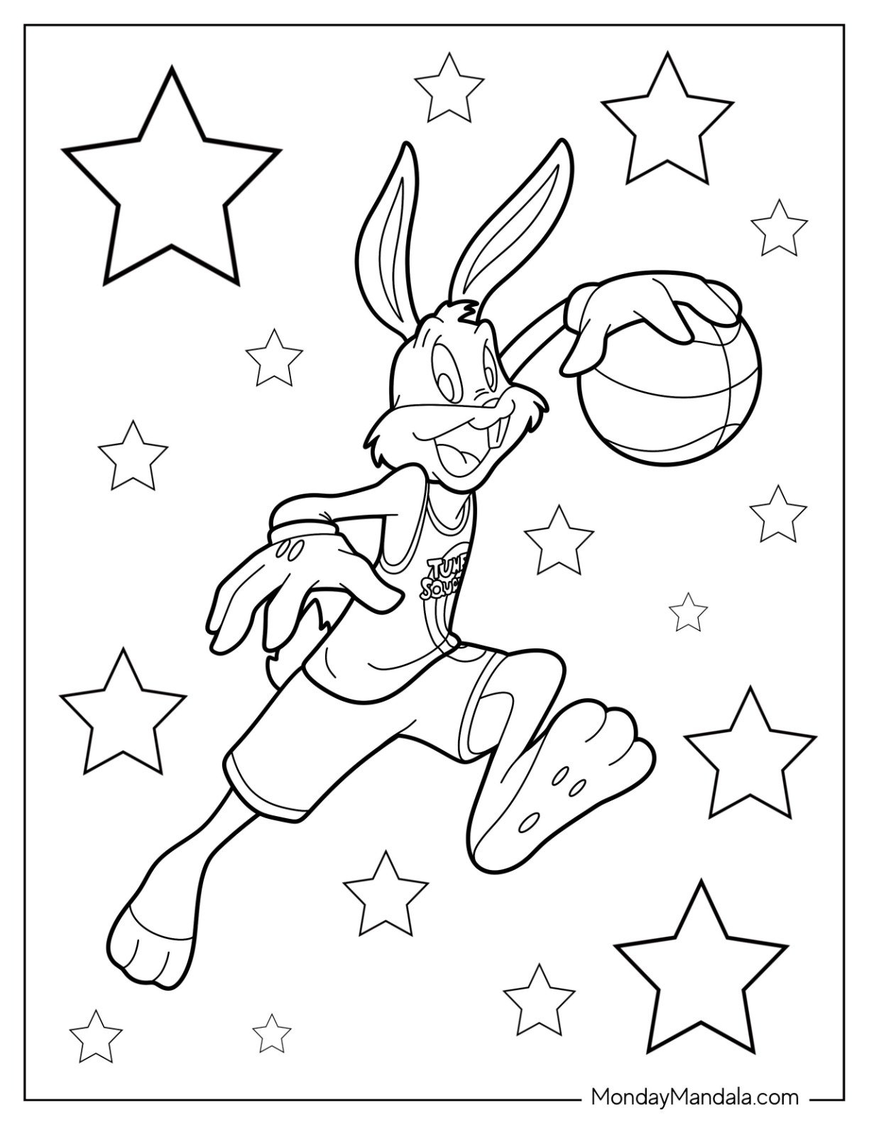 22 Space Jam Coloring Pages Free PDF Printables 